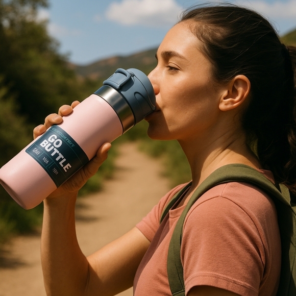 Stanley Go Series The Quick Flip Go Bottle 24 OZ Rose Quartz NEW! - Picture 1 of 12